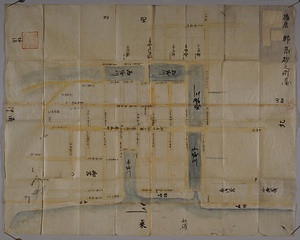 播磨郡高砂之町図