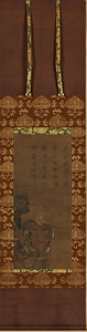 朝陽対月図