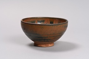 黒釉褐斑碗