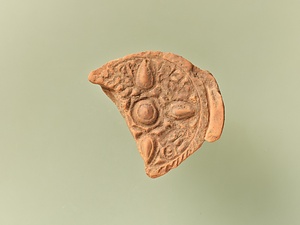 平壌土城蓮花草花文鐙瓦