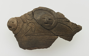 人形装飾付土器残片