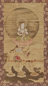 巨勢金岡／文殊菩薩像