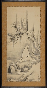 雪舟／面壁達磨図