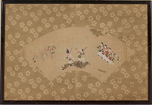 幸若舞図扇面（模本）