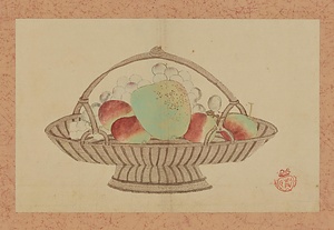 古永徳／篭ニ果物図