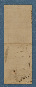 二直庵／粟穗小禽図