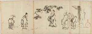 探幽／松下三酒仙図