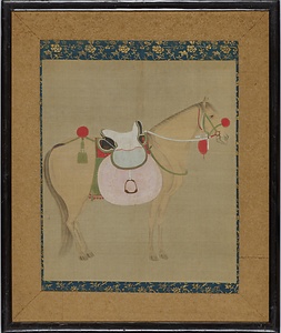 任月山／飾馬図