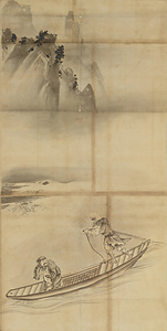 顔輝／六祖船子図