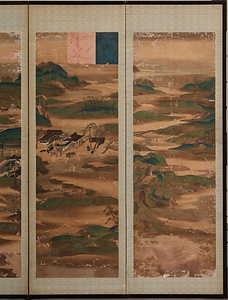 山水屏風（模本）