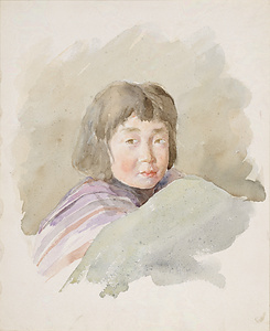 こたつの少女（長女美）