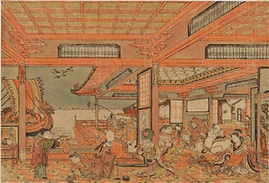 浮繪七福神壽末廣推之圖