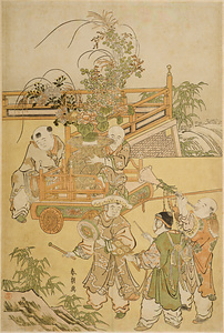 唐子の花車牽き