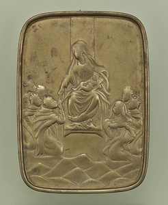 踏絵　聖母子像（ロザリオの聖母）