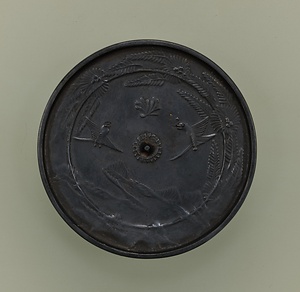 水辺草花蝶鳥鏡