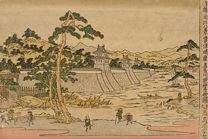 浮繪近江八景・粟津晴嵐