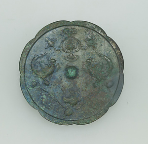 瑞花双鳳八花鏡