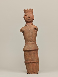 埴輪 冠を被る男子