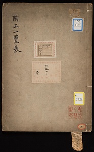 陶工人名《陶工一覧表》