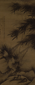 墨竹図軸