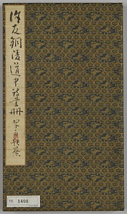 行草書銅陵道中詩冊