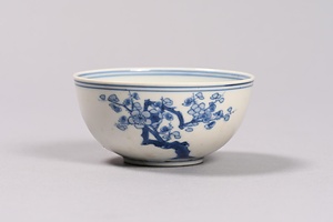 青花松竹梅文碗