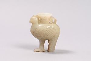 白玉天鶏尊