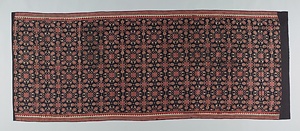 パトラ 黒地花丸文様