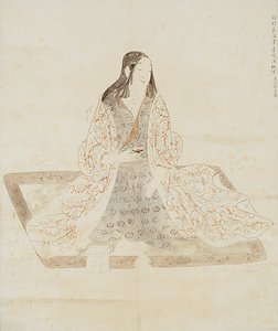 花下遊楽図屏風抜写