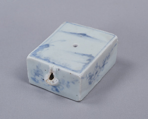 青花山水文水滴