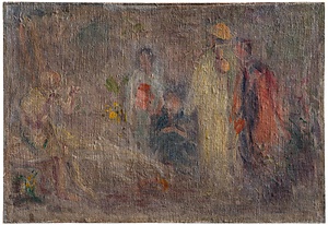 《昔語り》下絵（構図 I）