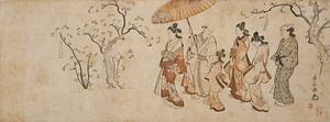 元禄遊女の花見