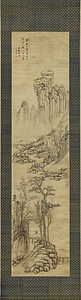山水図軸