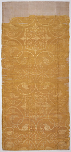 葡萄唐草文錦褥