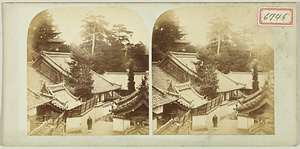 信貴山寺毘沙門堂舞台遠望