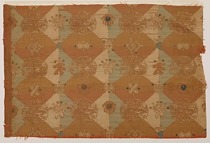 五彩石畳宝尽文様錦 大蔵錦