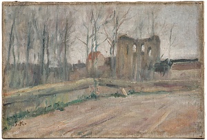 風景（グレー）