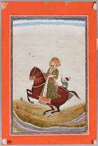 ビーカーネールの藩王ゾラーワル・シング騎馬像