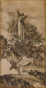 禅宗祖師図（霊雲観桃）