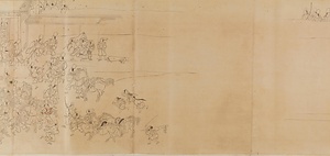 年中行事絵巻（模本）甲七 大饗之三