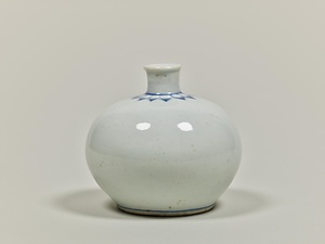 青花環飾大油瓶