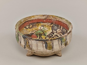 釉下スリップ彩鉢