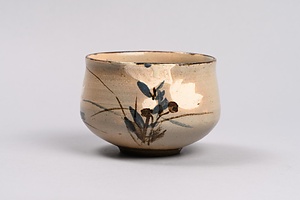 色絵秋草文茶碗