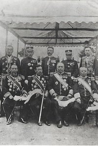 伊藤博文写真（山口市亀山公園にて）