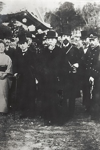 伊藤博文写真（釜山にて）