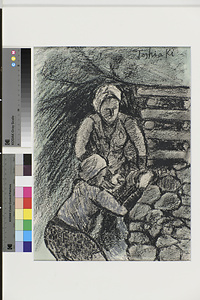 硬充填する後山