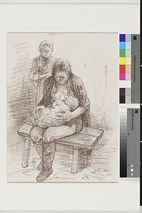 女坑夫（授乳）