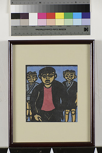 炭坑仕事唄板画巻　いやな人繰り　邪慳な勘場　なさけ知らずの納屋頭