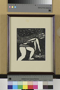 炭坑仕事唄板画巻　おまえ十五か　十五にゃこまい　まるでカルイがあるくよだ