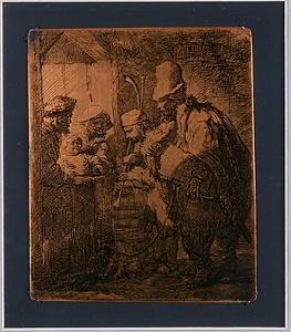 門づけをする楽士たち